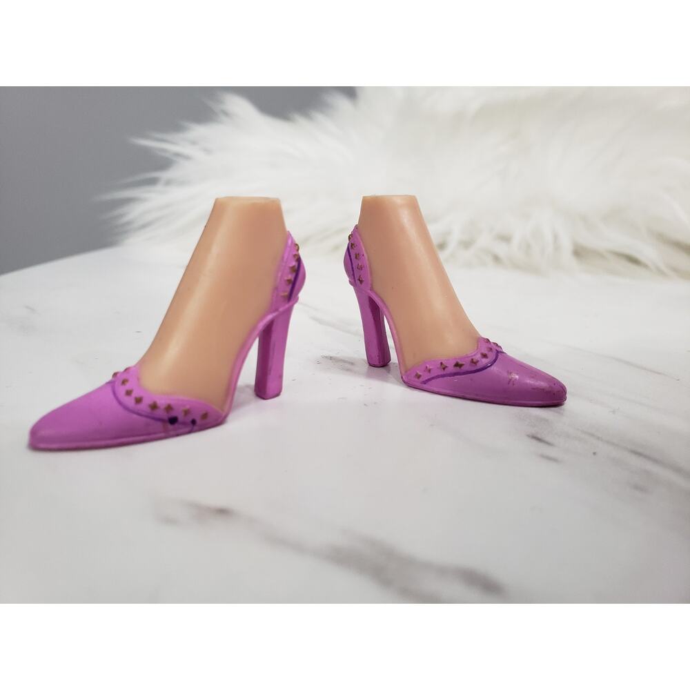 Genie Magic Jade Bratz‎ Girlz Doll Shoes Wedges Platforms Heels pink feet